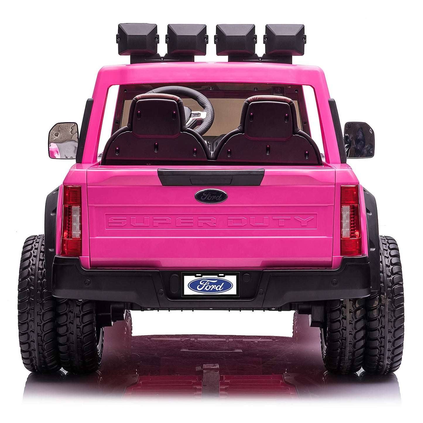💖 PowerPrincess™ Ford F450 24V Ride-On Truck – Custom Pink Edition with Remote Control | Luxury 2-Seater Electric Car for Kids 🚗