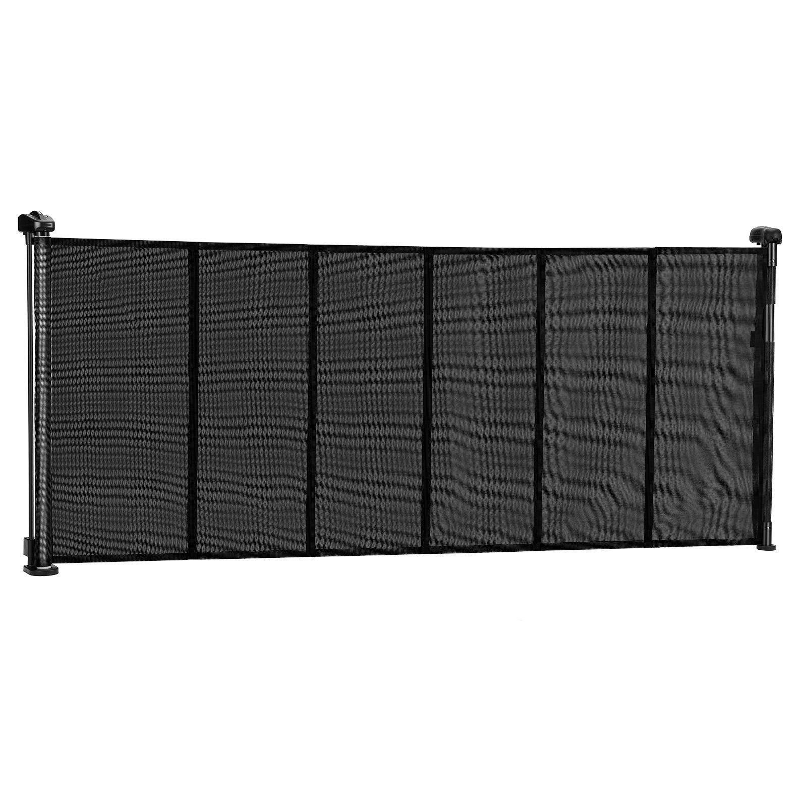 Retractable Baby Safety Gate – Extra Tall 34 Inch Mesh Barrier (71 Inch Wide)