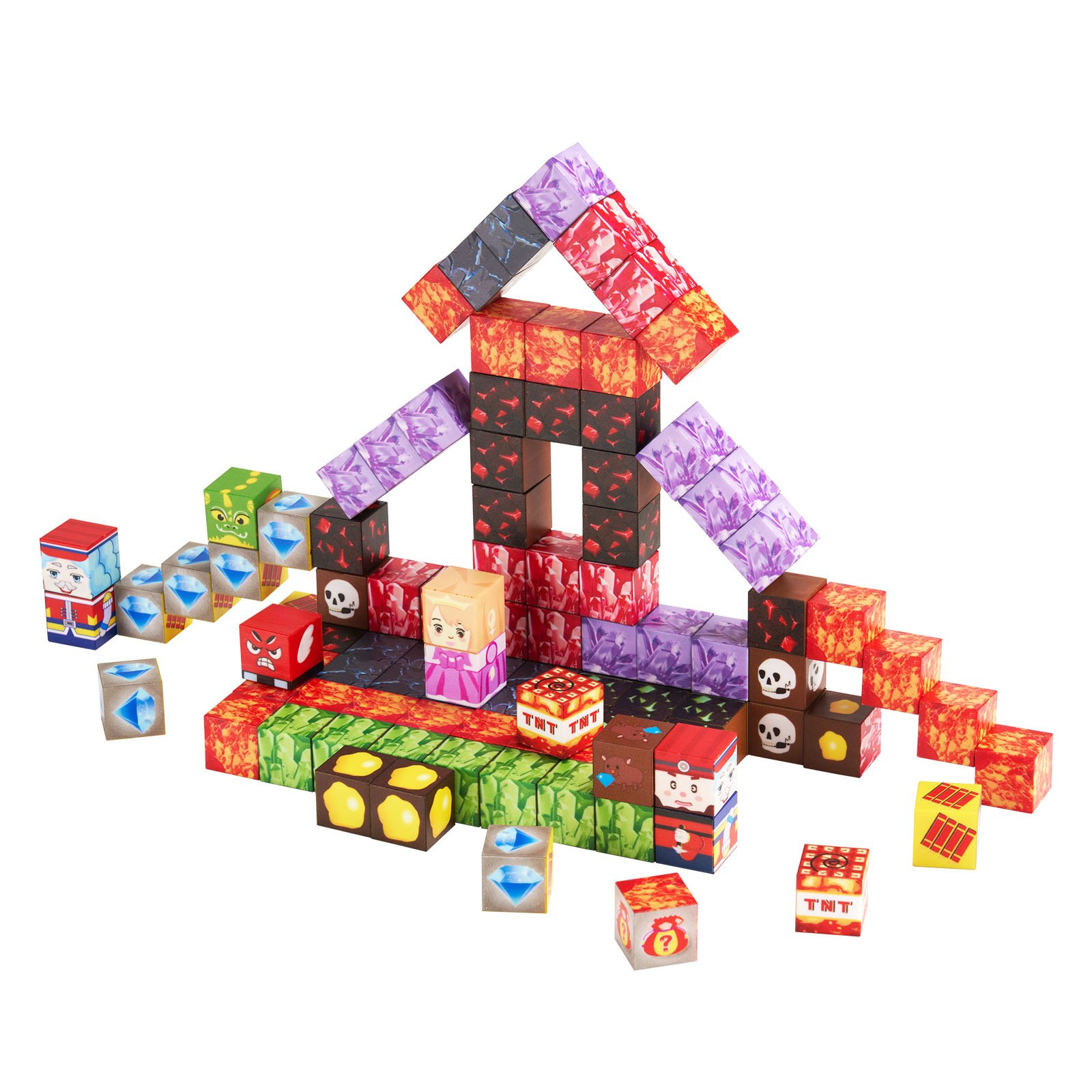 ShadowCastle™ 150-Piece Magnetic Building Blocks Set – STEM Montessori Construction Toy for Kids