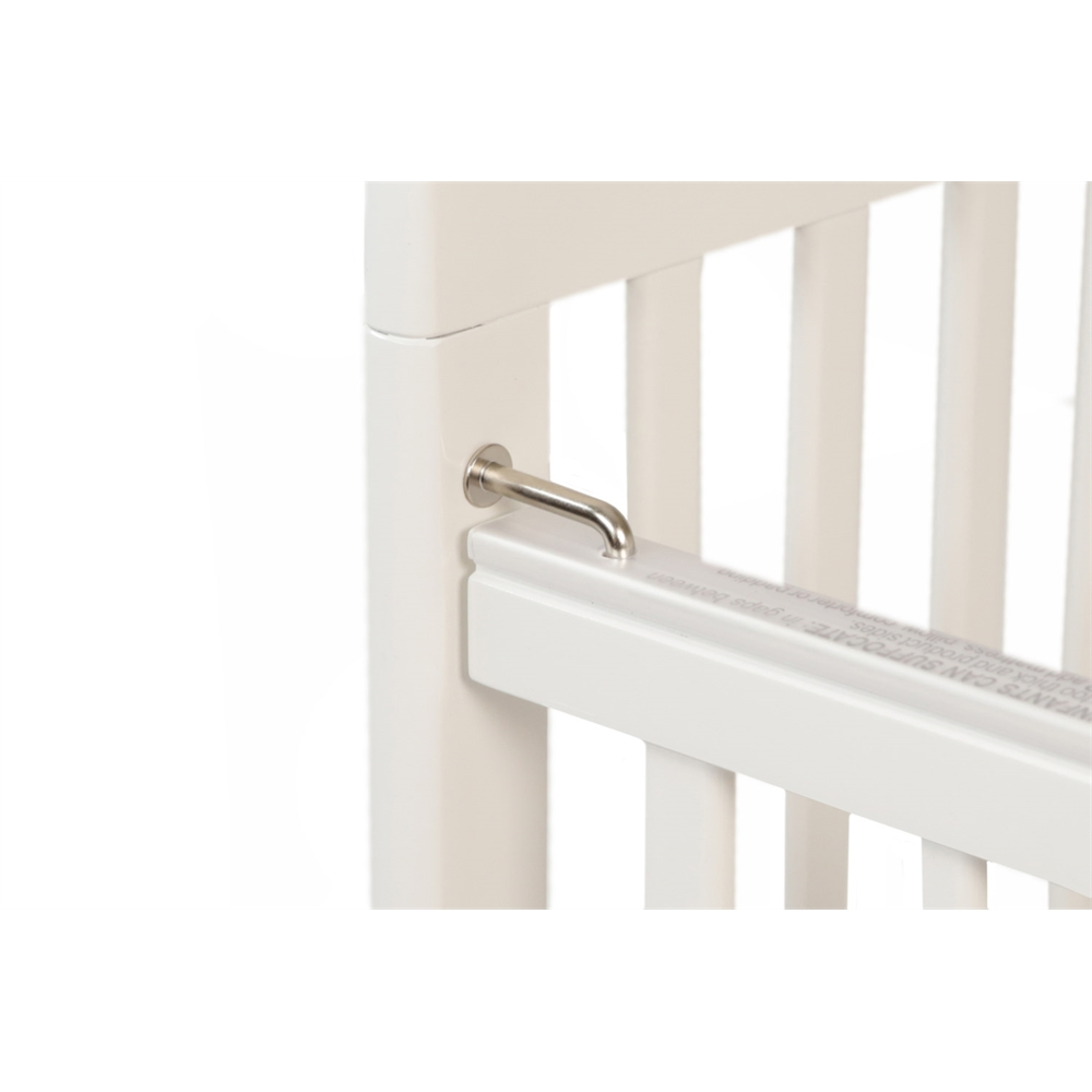 The Little Wood Crib-Mini/Portable Folding Wood Crib-White