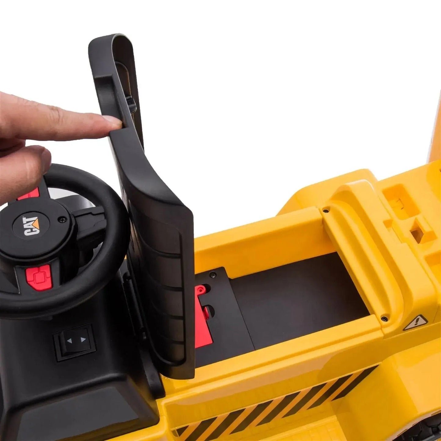 🚜 CAT PowerHaul™ 6V Ride-On Dump Truck – Real Construction Fun for Kids!
