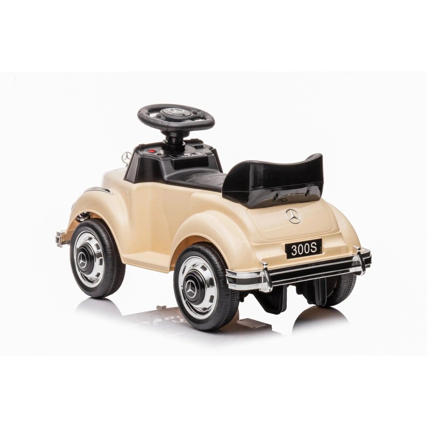 ⭐ MiniBenz™ 300S Classic – 6V Vintage Ride-On Car for Kids (1 Seater)