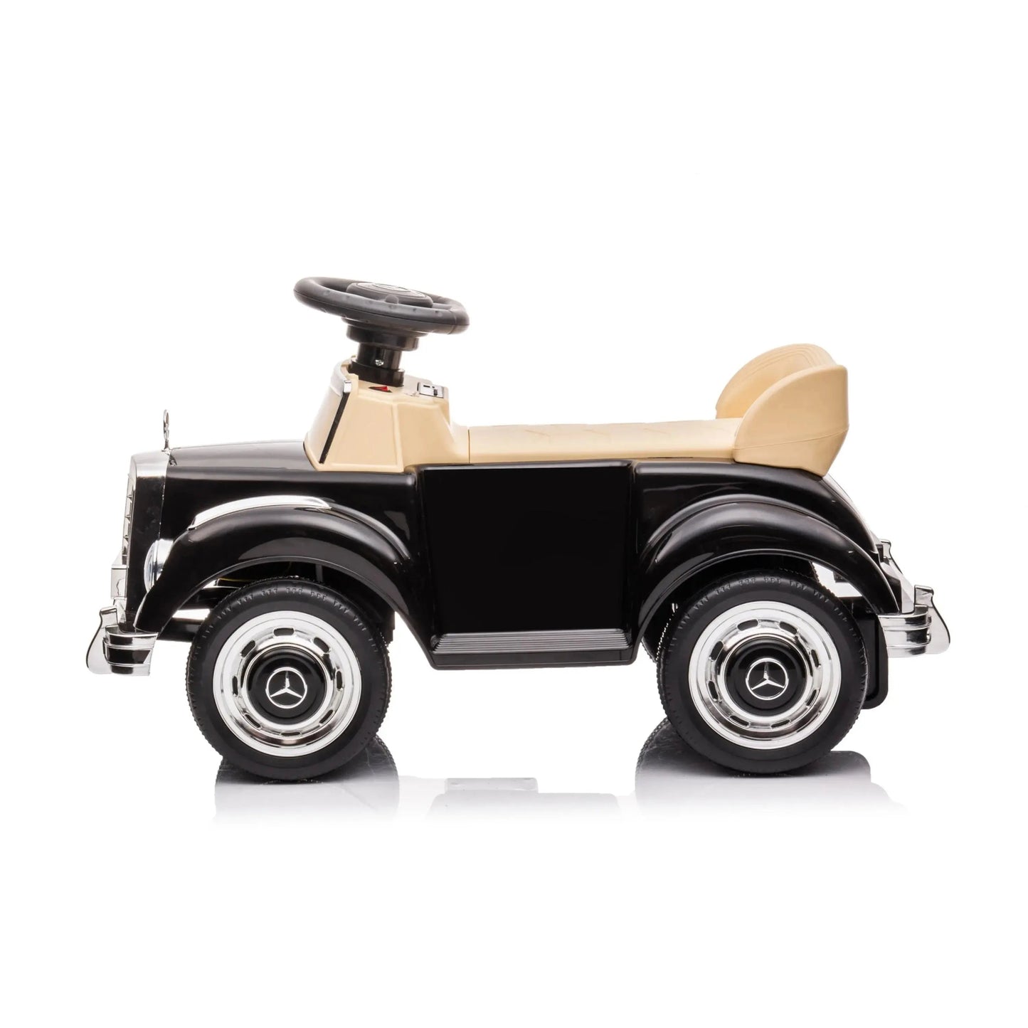 ⭐ MiniBenz™ 300S Classic – 6V Vintage Ride-On Car for Kids (1 Seater)