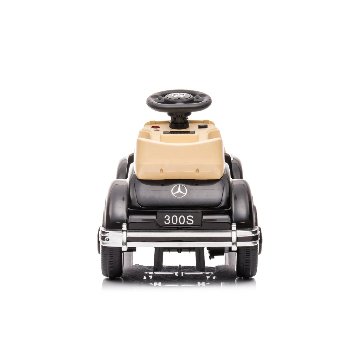 ⭐ MiniBenz™ 300S Classic – 6V Vintage Ride-On Car for Kids (1 Seater)
