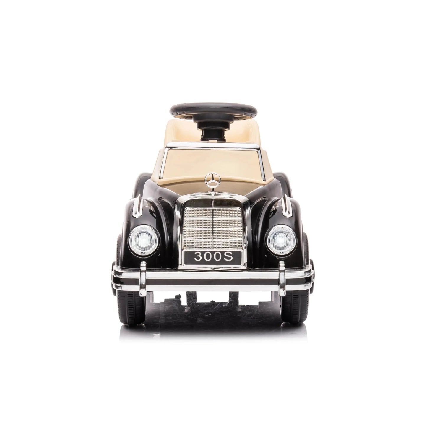 ⭐ MiniBenz™ 300S Classic – 6V Vintage Ride-On Car for Kids (1 Seater)