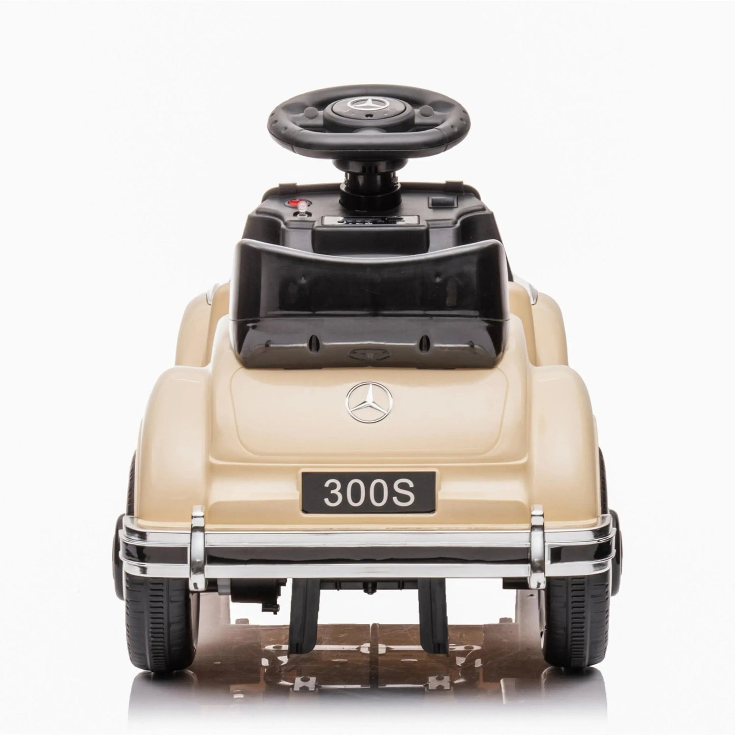 ⭐ MiniBenz™ 300S Classic – 6V Vintage Ride-On Car for Kids (1 Seater)
