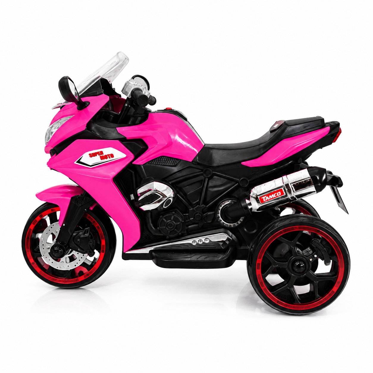12V Kids Electric Motorcycle Trike with LED Wheels | Ride-On Trike for Ages 3–6