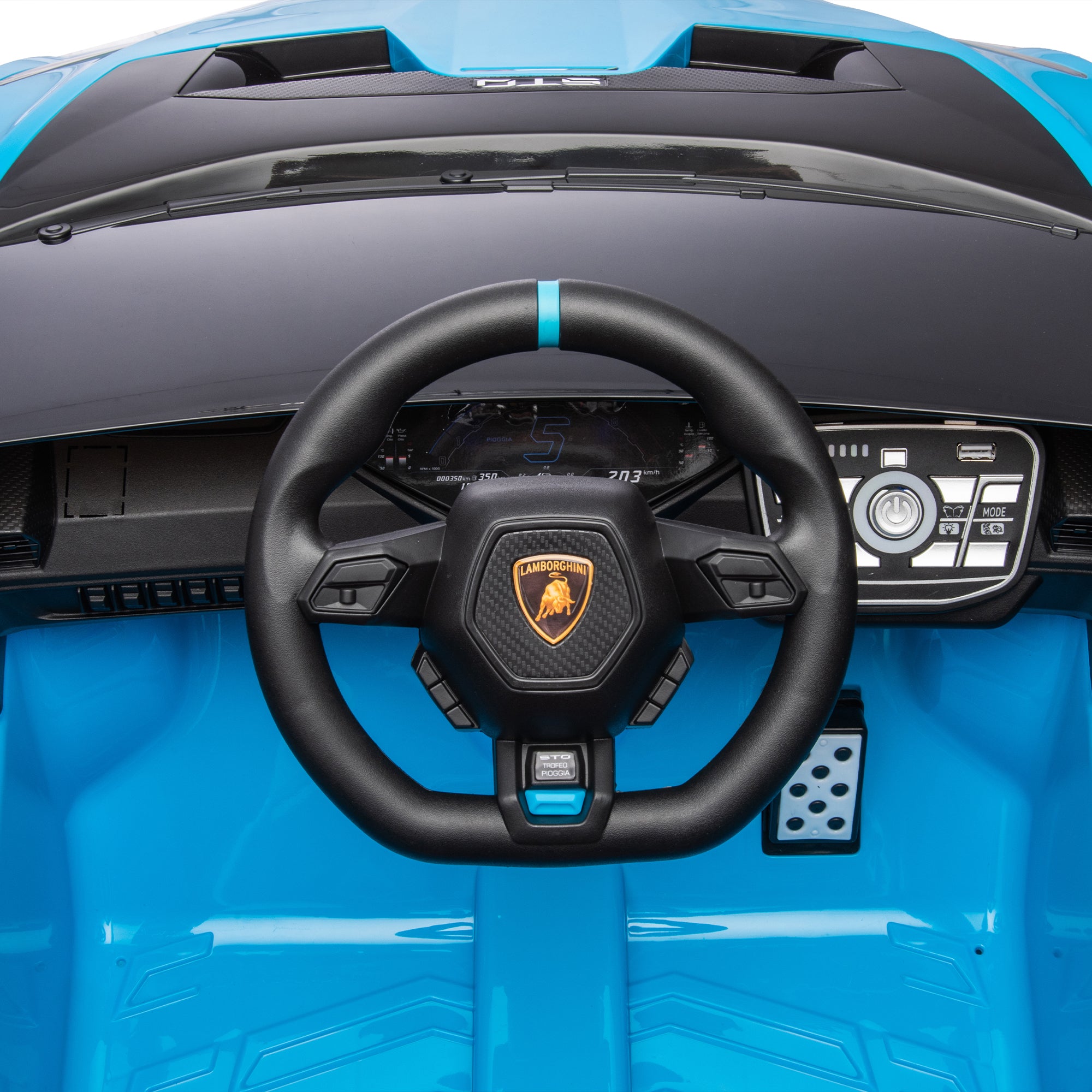 DriftMaster 24V Lamborghini Kids Ride-On Car with Remote & Bluetooth