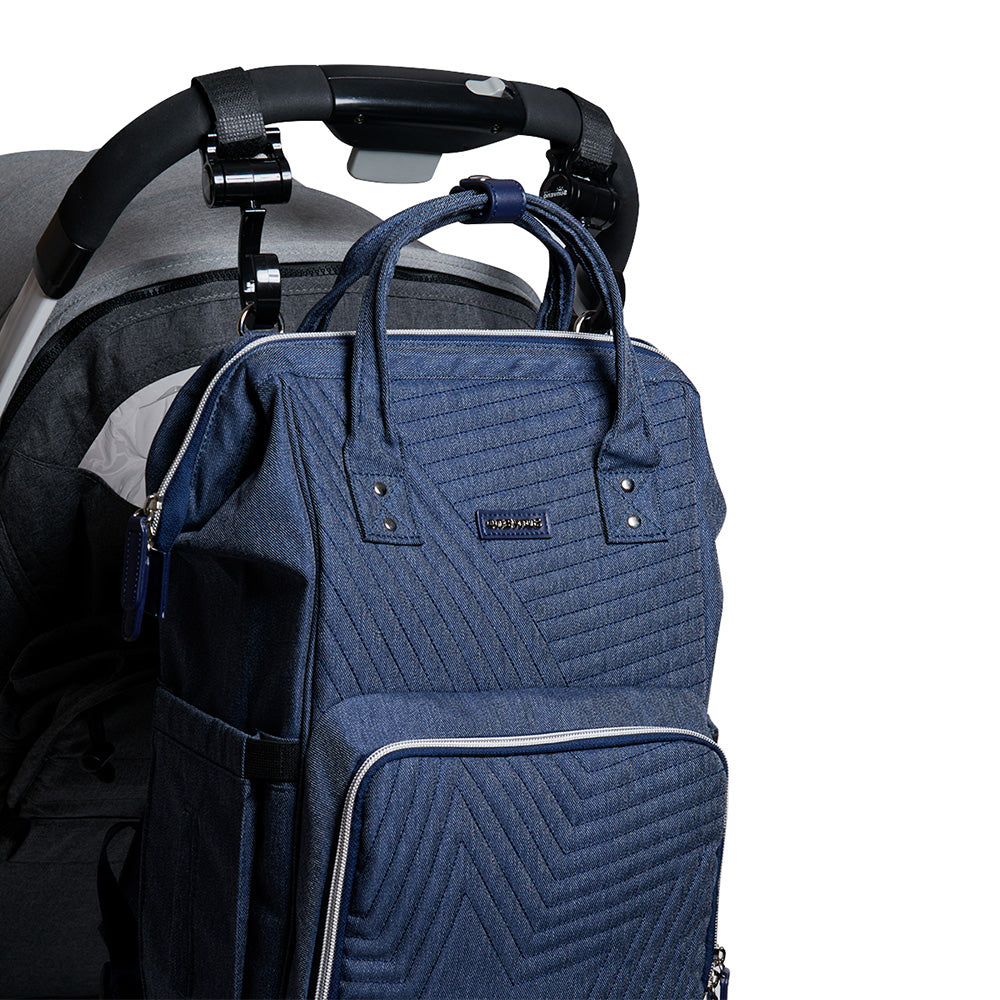 π LuxeQuilt Quilted Diaper Bag Backpack πΌ β Elegant, Spacious & Durable Baby Bag for Trendy Parents