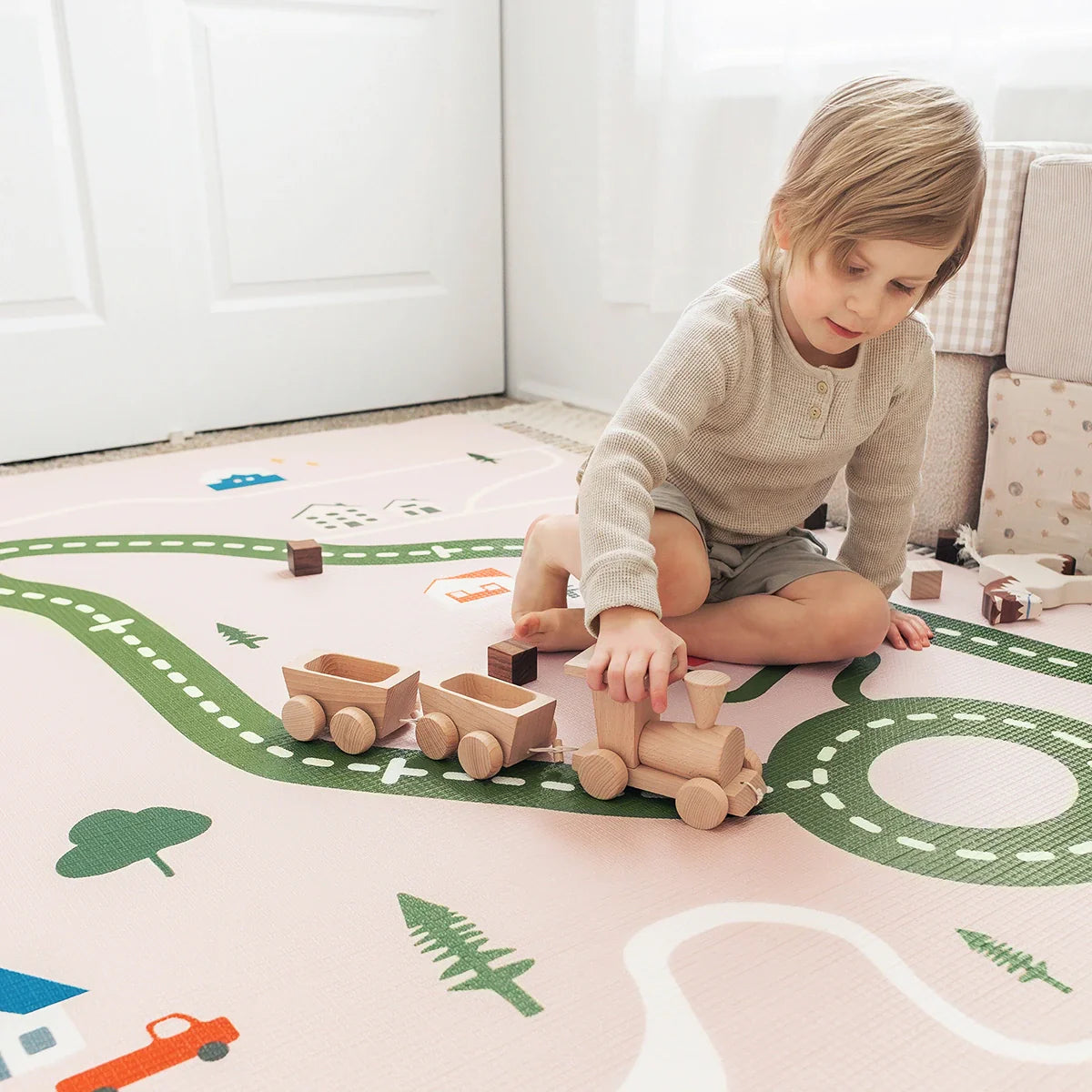 Tiny Land® Baby Playmat Forest Track Wonder - The Little Big Store