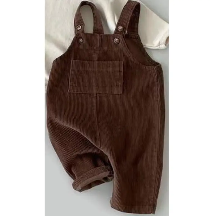 Kids' Vivid Corduroy Suspenders