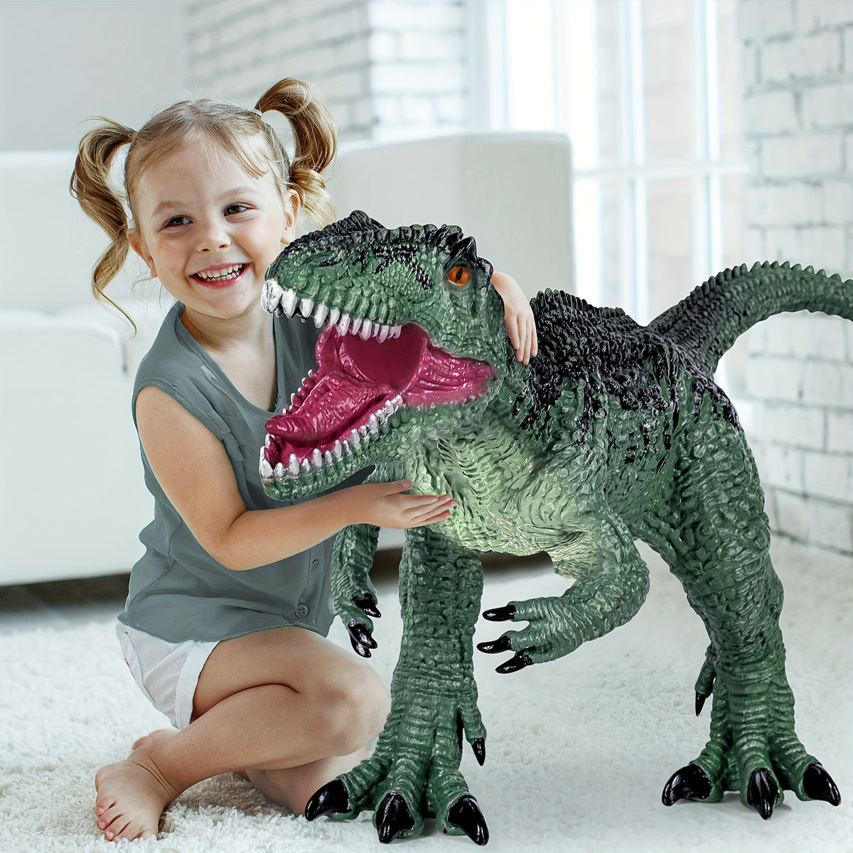 29-Inch Dinosaur Plush Toy – Soft Stuffed Animal for Kids
