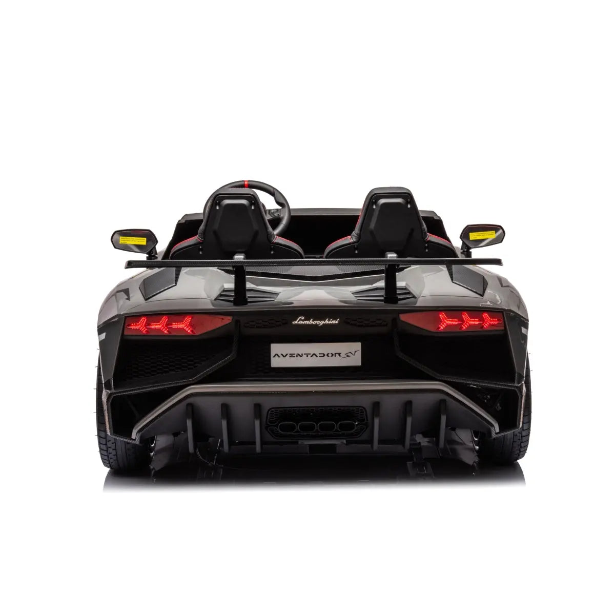 π 24V Lamborghini Aventador 2-Seater Ride-On Car β Black | Dual Brushless Motors, Differential Drive, LED Lights, MP3, Remote Control for Kids Ages 3β8 ποΈβ‘π§