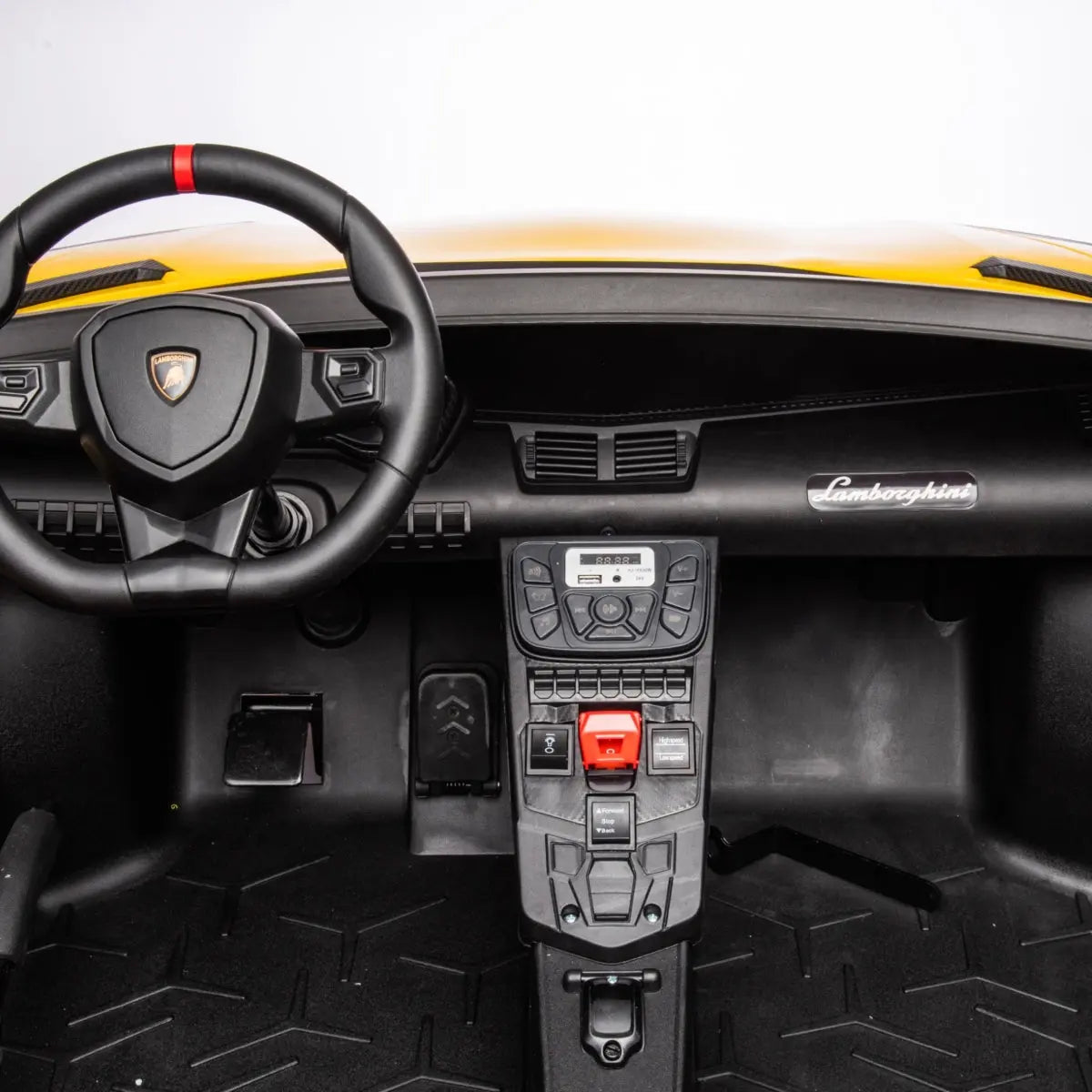 π 24V Lamborghini Aventador 2-Seater Ride-On Car β Black | Dual Brushless Motors, Differential Drive, LED Lights, MP3, Remote Control for Kids Ages 3β8 ποΈβ‘π§