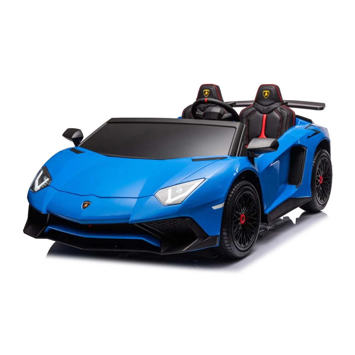 π 24V Lamborghini Aventador 2-Seater Ride-On Car β Black | Dual Brushless Motors, Differential Drive, LED Lights, MP3, Remote Control for Kids Ages 3β8 ποΈβ‘π§