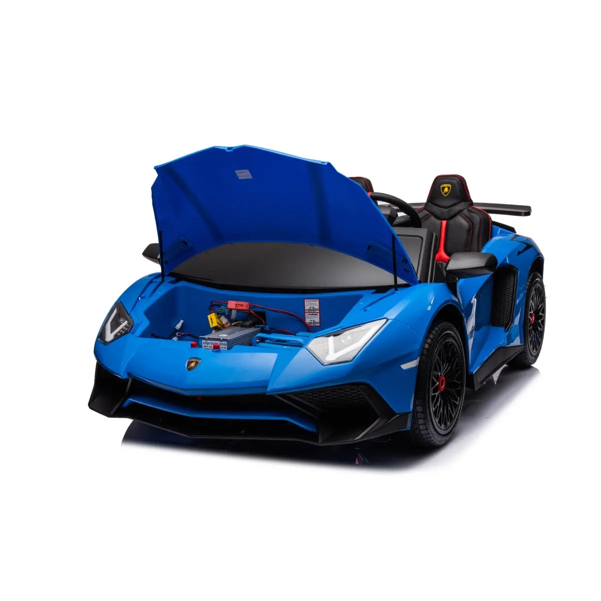 π 24V Lamborghini Aventador 2-Seater Ride-On Car β Black | Dual Brushless Motors, Differential Drive, LED Lights, MP3, Remote Control for Kids Ages 3β8 ποΈβ‘π§