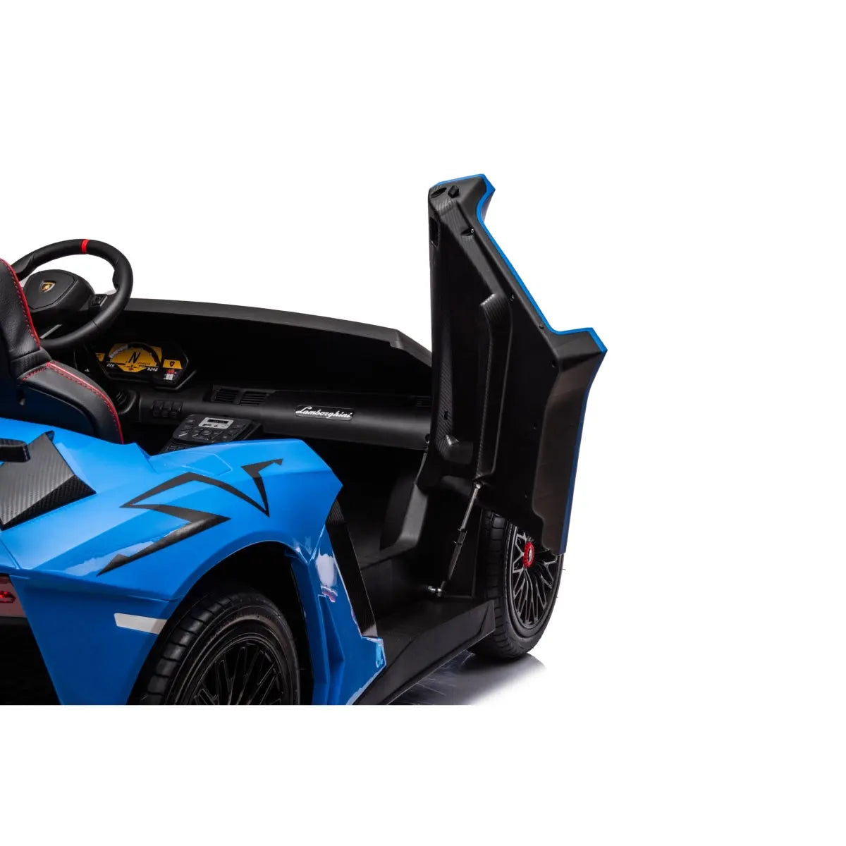 π 24V Lamborghini Aventador 2-Seater Ride-On Car β Black | Dual Brushless Motors, Differential Drive, LED Lights, MP3, Remote Control for Kids Ages 3β8 ποΈβ‘π§