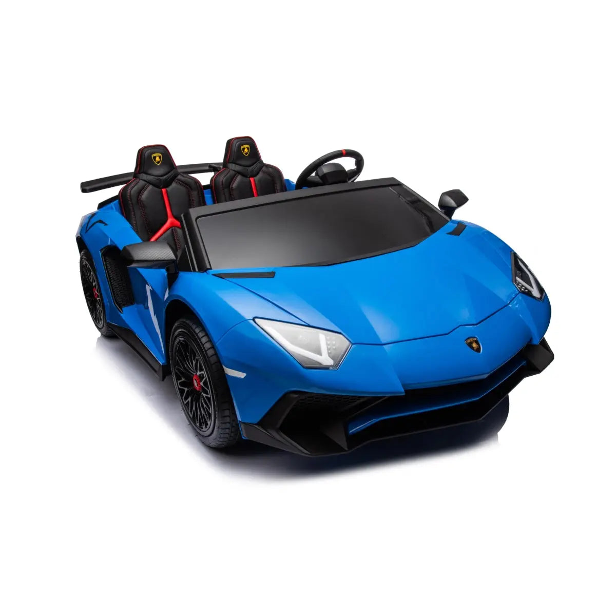 π 24V Lamborghini Aventador 2-Seater Ride-On Car β Black | Dual Brushless Motors, Differential Drive, LED Lights, MP3, Remote Control for Kids Ages 3β8 ποΈβ‘π§