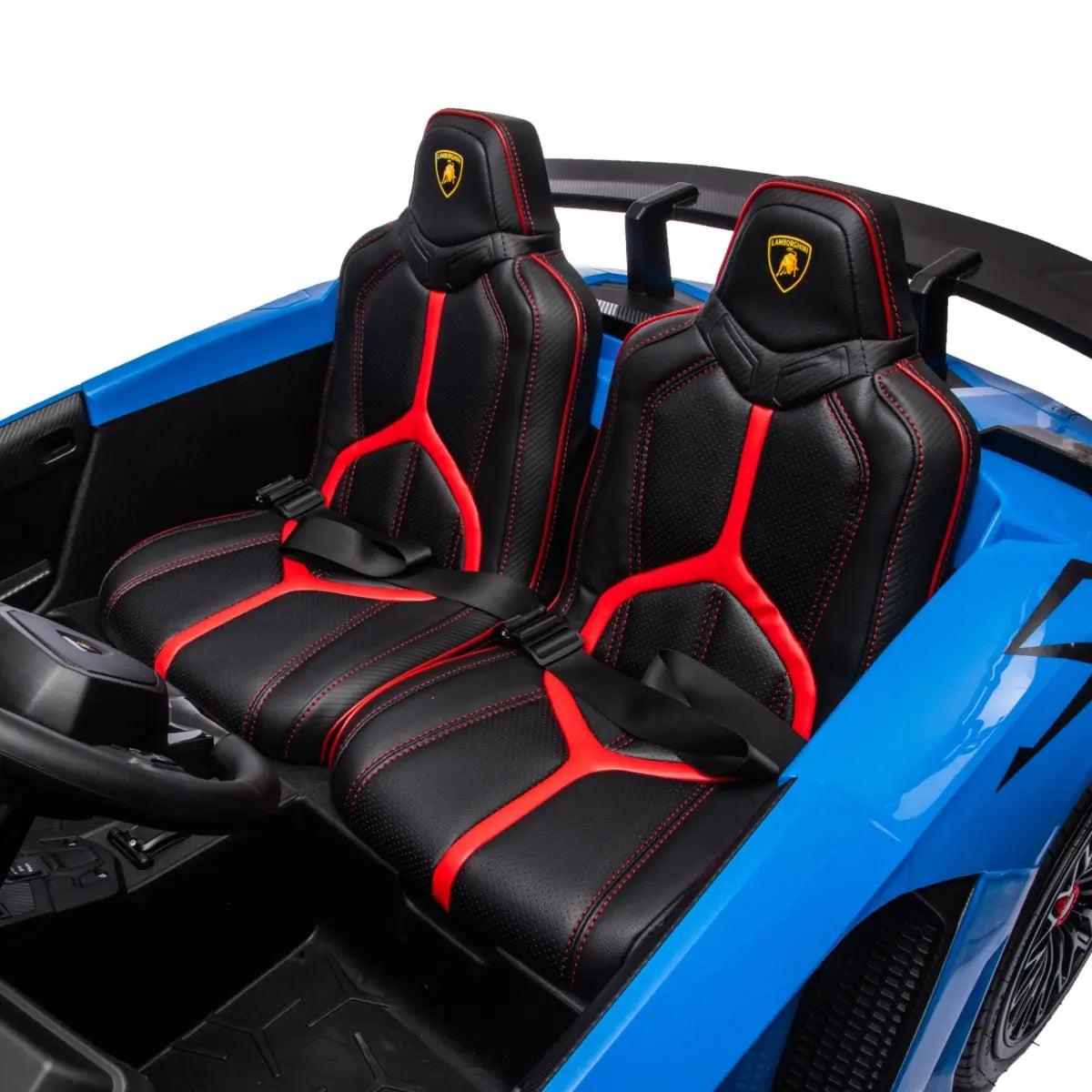 π 24V Lamborghini Aventador 2-Seater Ride-On Car β Black | Dual Brushless Motors, Differential Drive, LED Lights, MP3, Remote Control for Kids Ages 3β8 ποΈβ‘π§