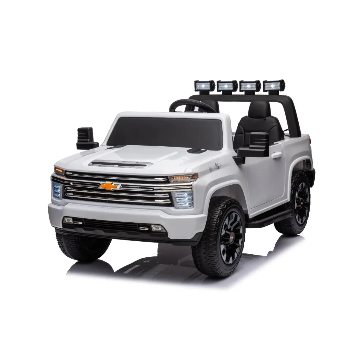 🚚 SilverBolt™ 24V Chevrolet Silverado 4x4 – 2-Seater Power Ride Truck