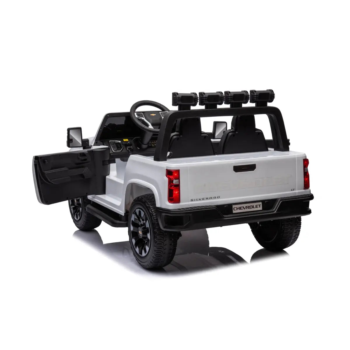 🚚 SilverBolt™ 24V Chevrolet Silverado 4x4 – 2-Seater Power Ride Truck