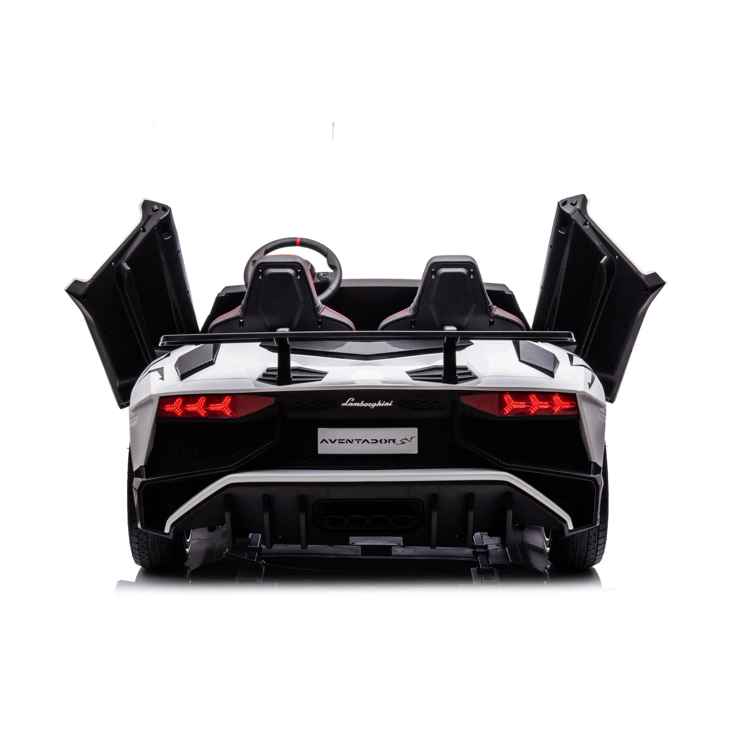 π 24V Lamborghini Aventador 2-Seater Ride-On Car β Black | Dual Brushless Motors, Differential Drive, LED Lights, MP3, Remote Control for Kids Ages 3β8 ποΈβ‘π§