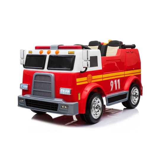 🚒 Freddo 24V Fire Truck Ride-On – 2-Seater Emergency Fun for Kids 👨🚒🔥