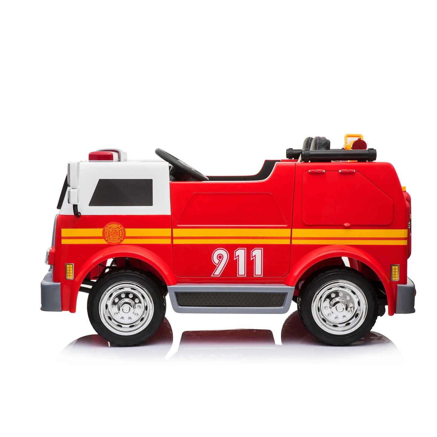 ๐ Freddo 24V Fire Truck Ride-On โ 2-Seater Emergency Fun for Kids ๐จโ๐๐ฅ