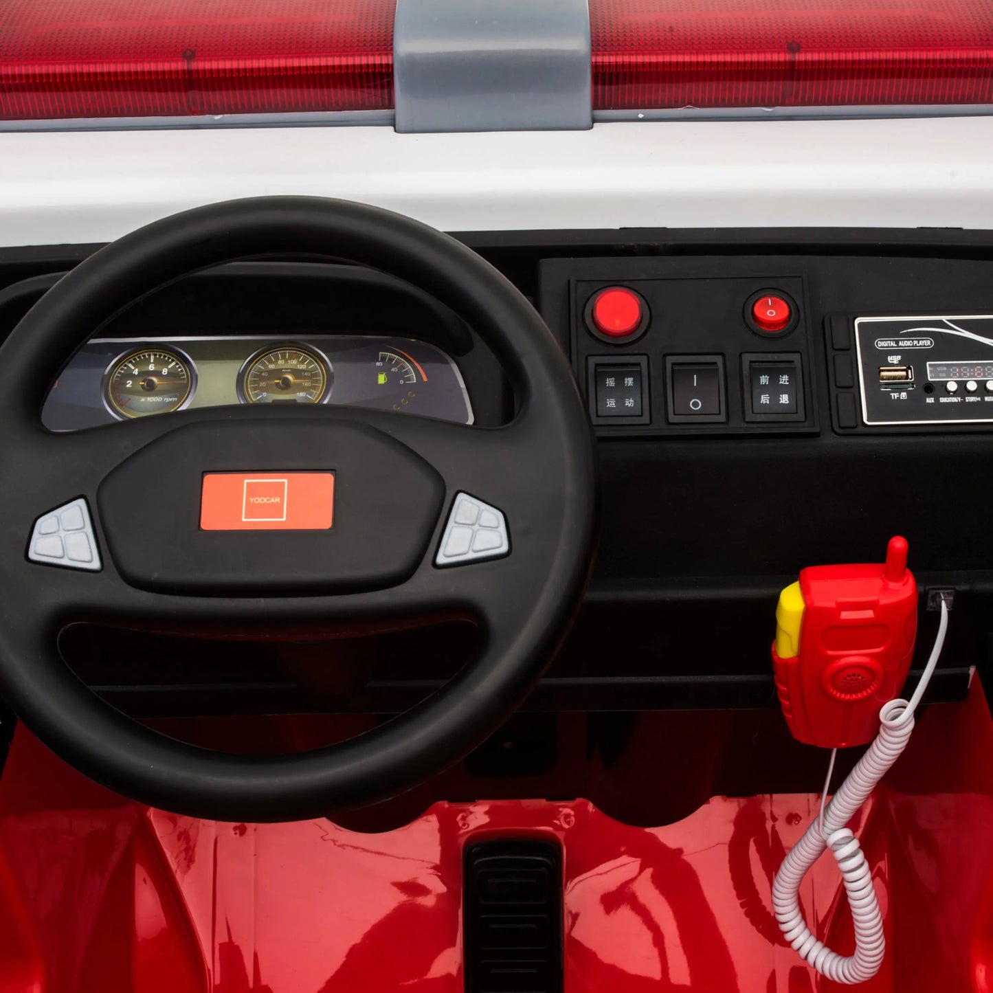 ๐ Freddo 24V Fire Truck Ride-On โ 2-Seater Emergency Fun for Kids ๐จโ๐๐ฅ