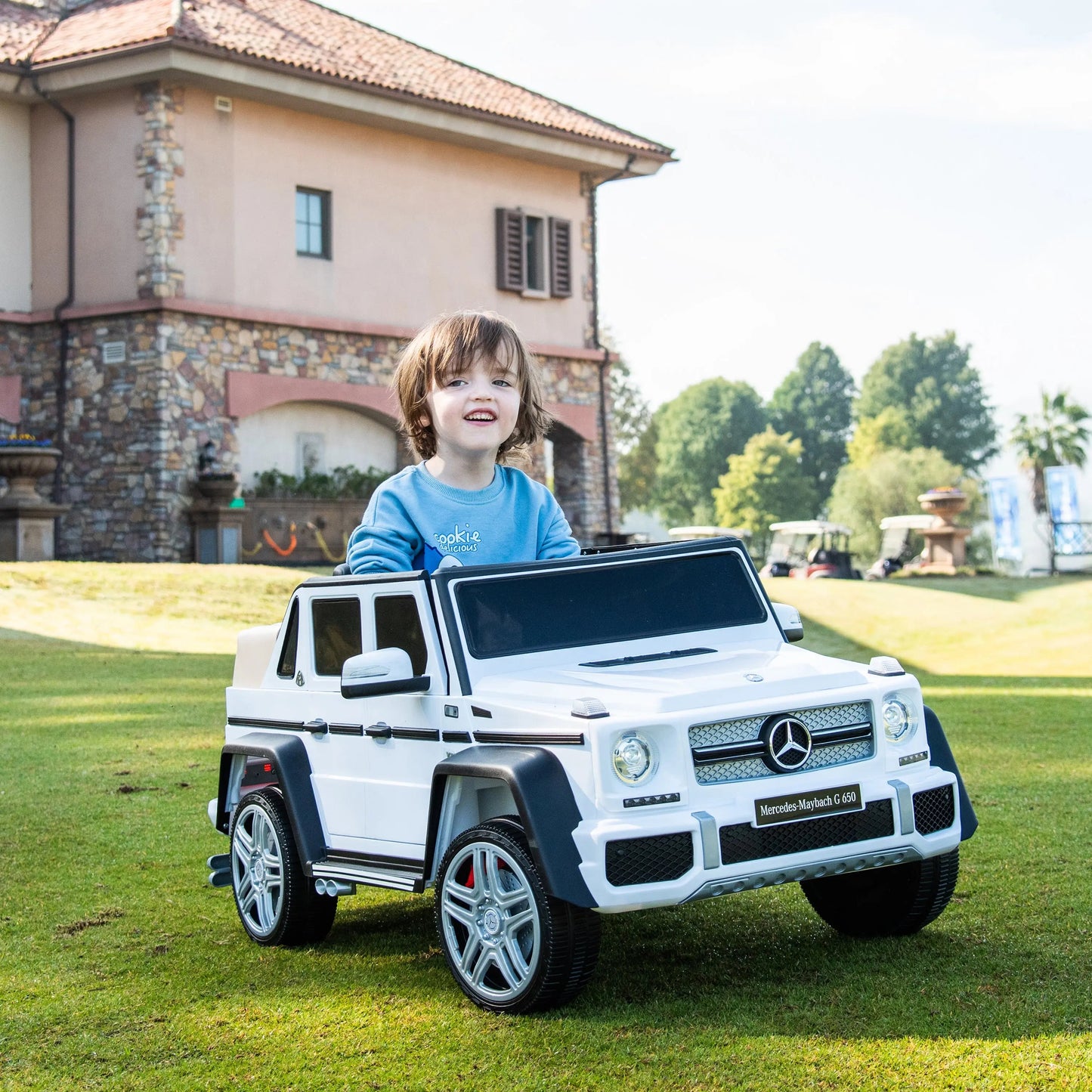 π 12V Mercedes Maybach G650 Landaulet Kids Ride-On β 1 Seater Luxury SUV | Remote Control, LED Lights, MP3, for Ages 3β6 ππΆ