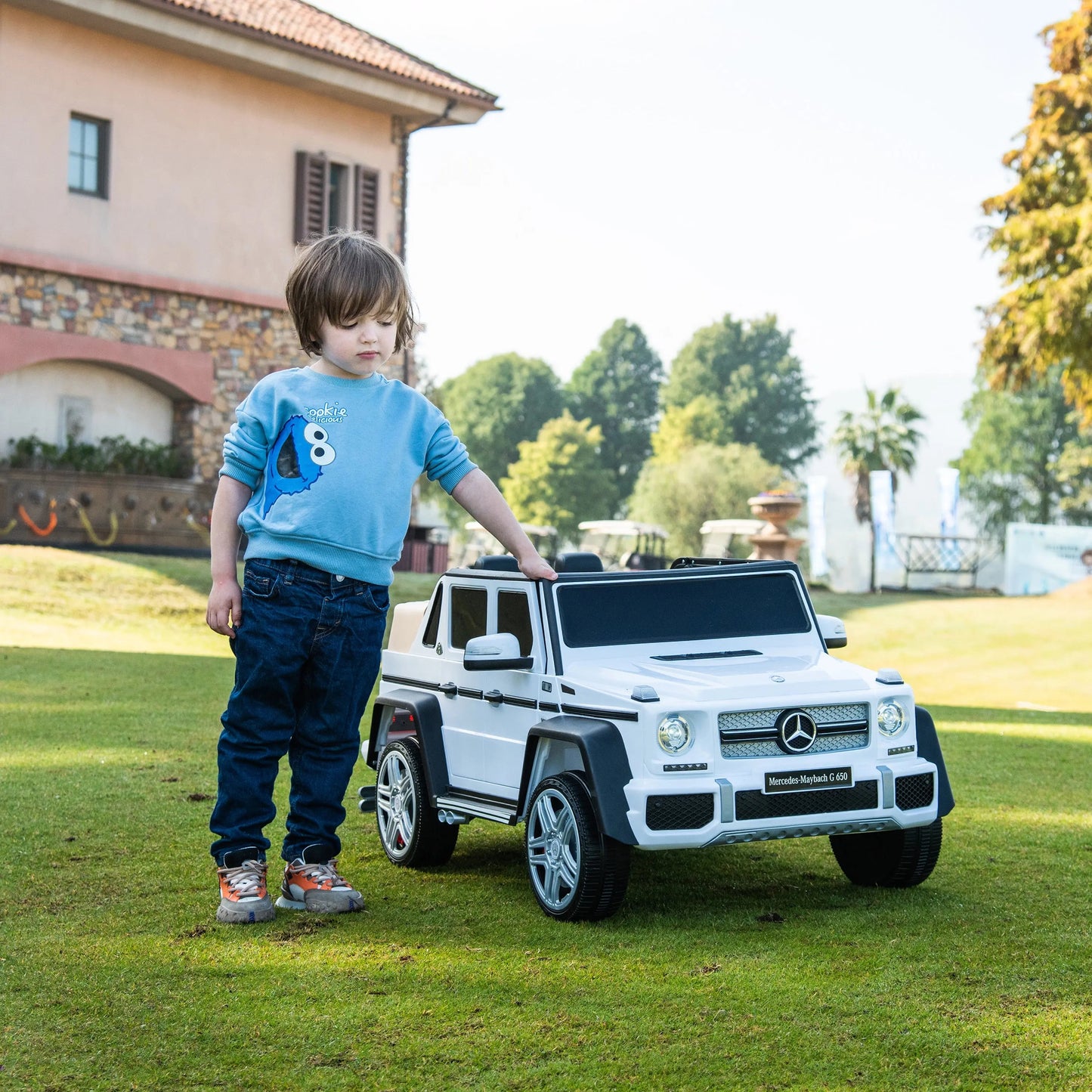 π 12V Mercedes Maybach G650 Landaulet Kids Ride-On β 1 Seater Luxury SUV | Remote Control, LED Lights, MP3, for Ages 3β6 ππΆ