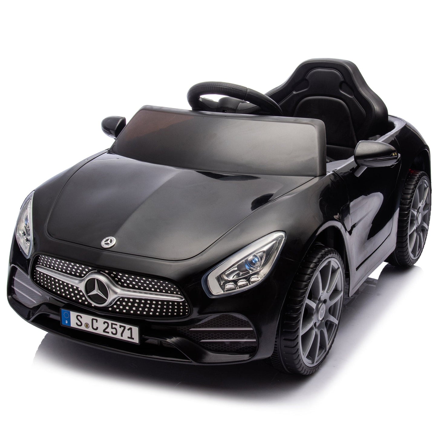 Licensed Mercedes-Benz CLS 350,12V Kids Ride On Toy Car w/Parents Control,2wd,Four-wheel suspension,Music,Bluetooth,LED Light,USB,Power display,Volume adjustment,Speeds 1.24-3.11MPH for Kids Aged 2-4. - The Little Big Store