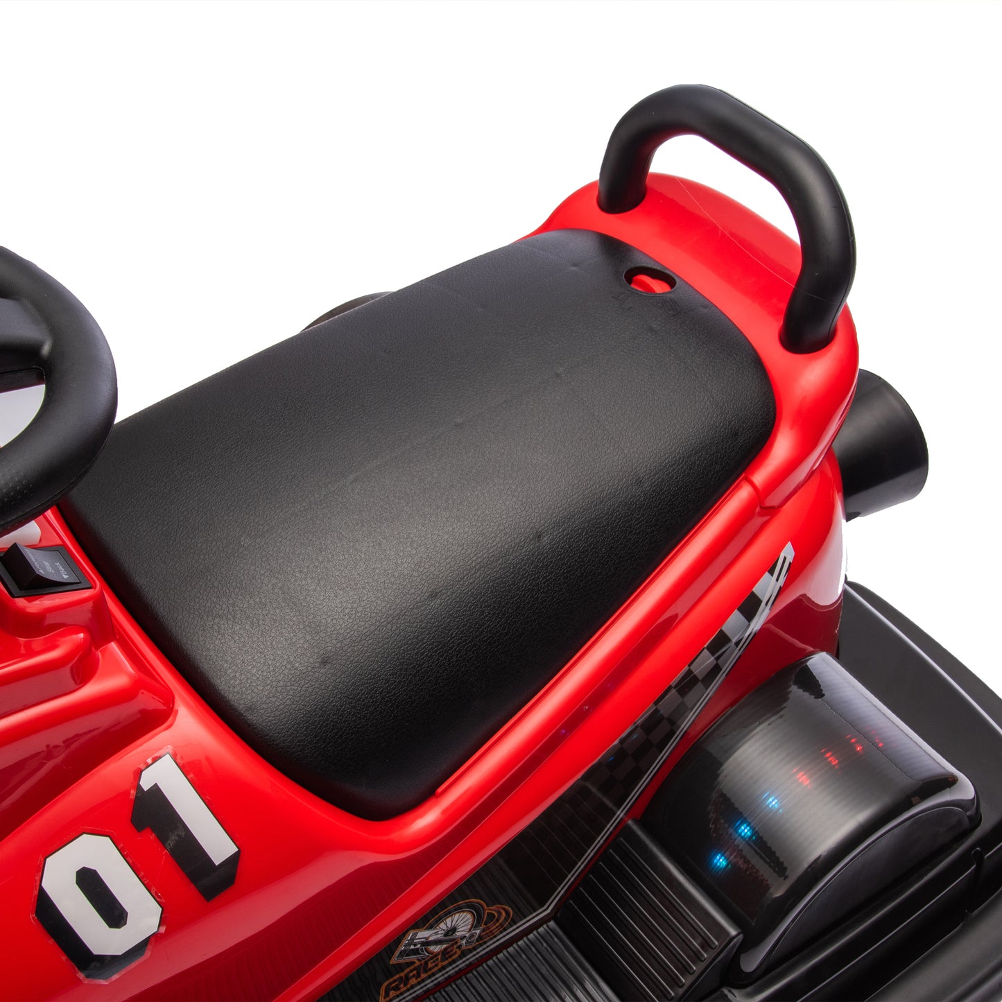 12V Kids Ride On Motor Bumper Car,integrating system,Rotate 360 degrees in place,Collision triggers sound effects and lights,Four-wheel waterfall light,Cute appearance design for kids aged 3-5. - The Little Big Store