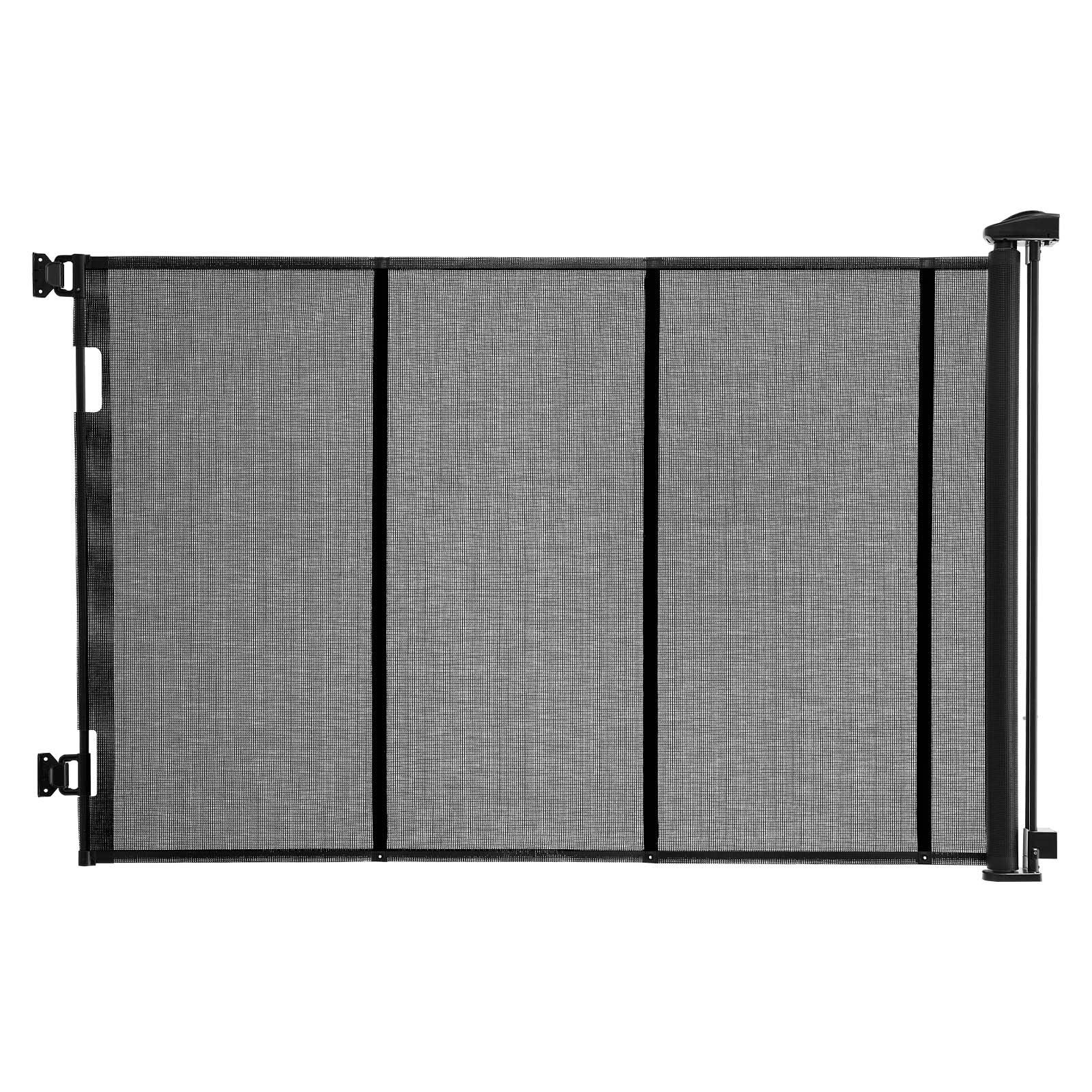 Retractable Baby Gate 120" Extra Wide, 38.5" Tall – Reinforced Mesh Safety Gate for Stairs, Doorways & Decks