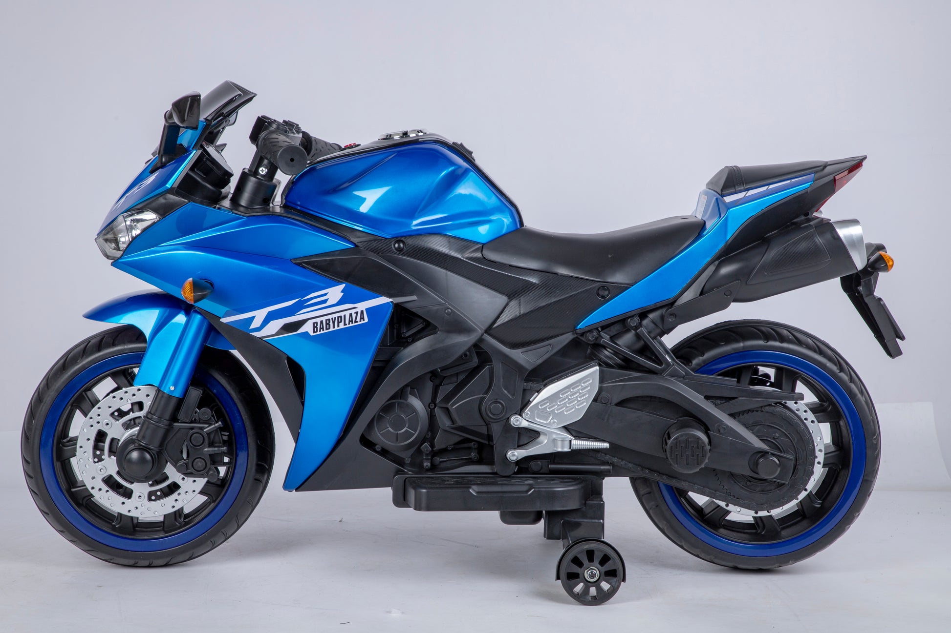 kids motorcycle, 12V motorcycle for kids 3 4 5 6 years Boys Girls 12v7ah kids motorcycle ride on toy with Training Wheels/manual throttle/ drive by hand /Lighting wheels - The Little Big Store