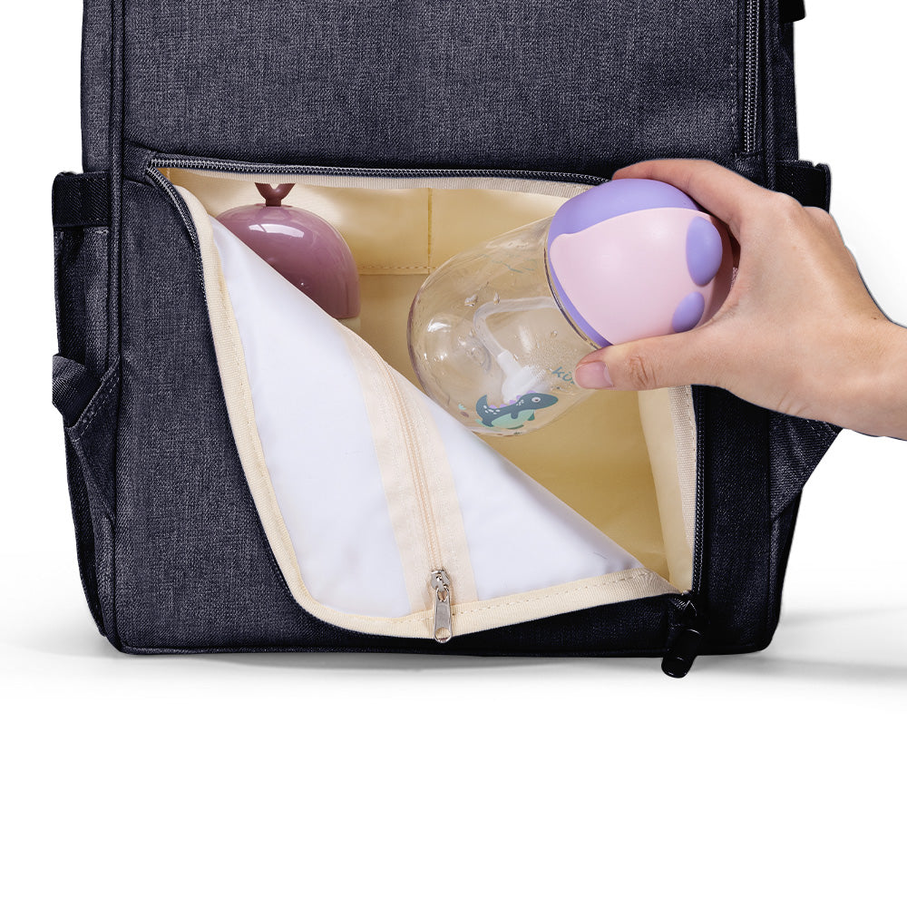π LuxeQuilt Quilted Diaper Bag Backpack πΌ β Elegant, Spacious & Durable Baby Bag for Trendy Parents
