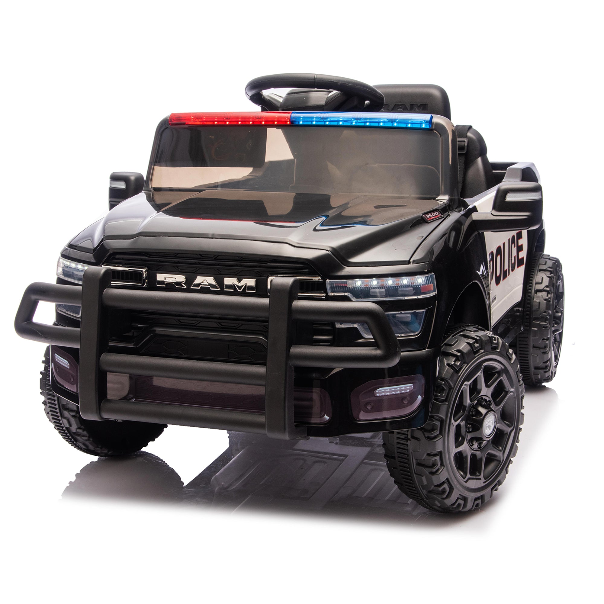 TheLittleBigStore RAM PatrolCruiser™ 12V Kids Ride-On Police Truck