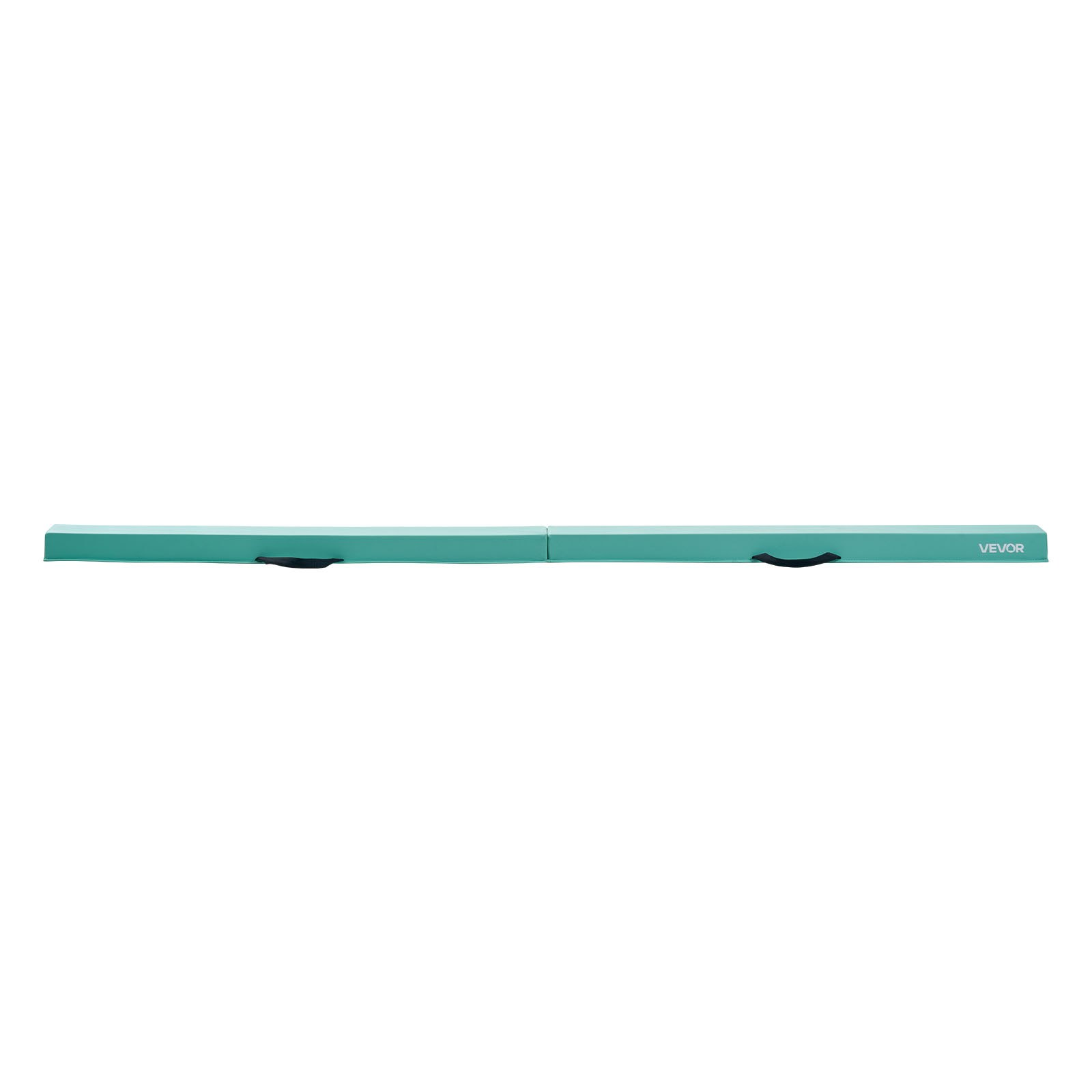 8FT Folding Balance Beam for Kids – 200 LBS Support Gymnastics Floor Beam with Non-Slip Mats & Carrying Bag, Mint Green