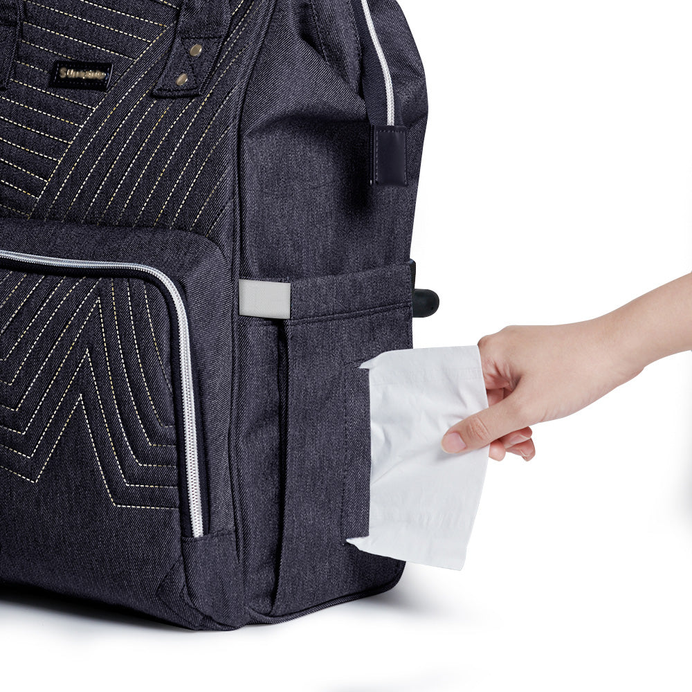 π LuxeQuilt Quilted Diaper Bag Backpack πΌ β Elegant, Spacious & Durable Baby Bag for Trendy Parents