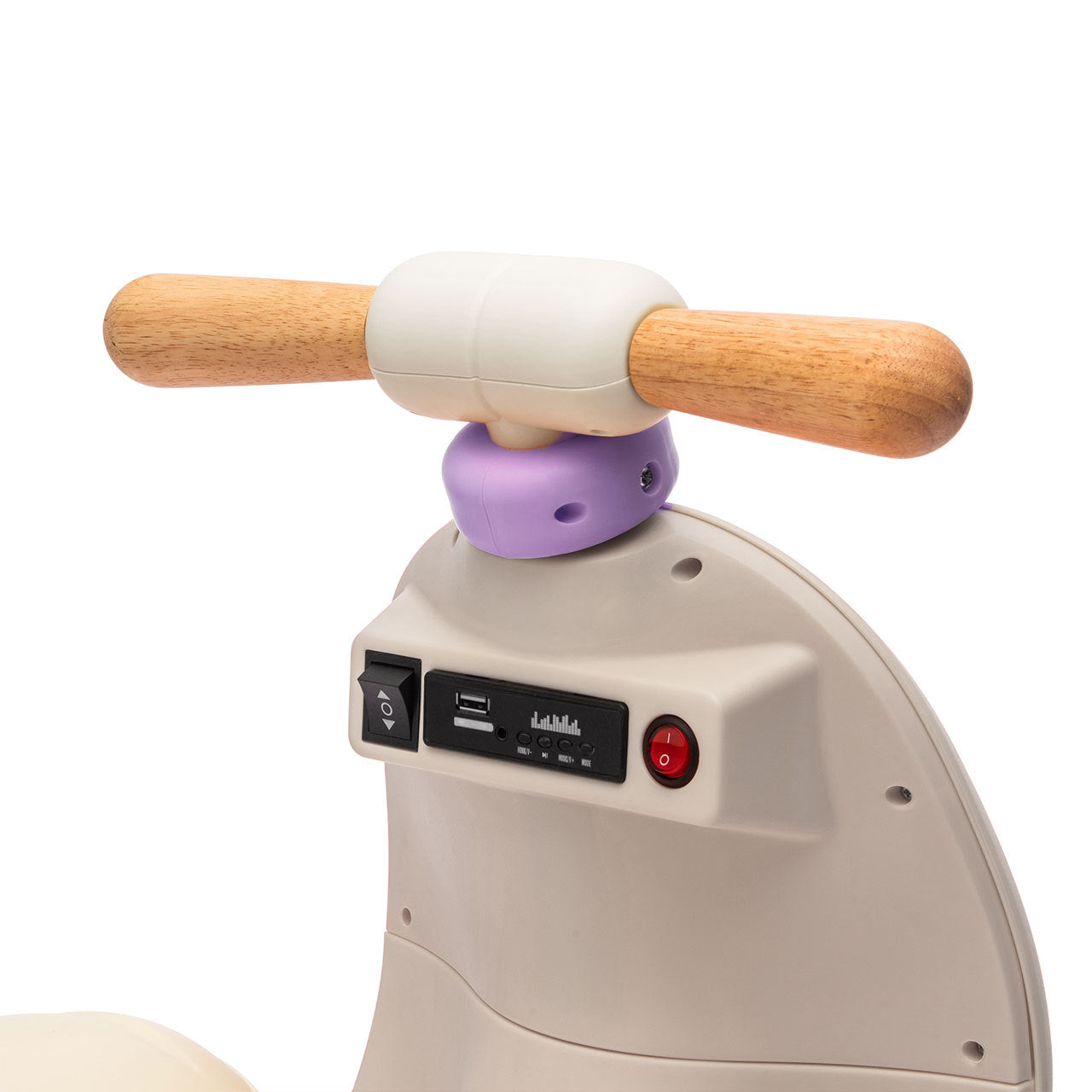 12V Kids Electric 3-Wheel Scooter – Purple w/ Remote