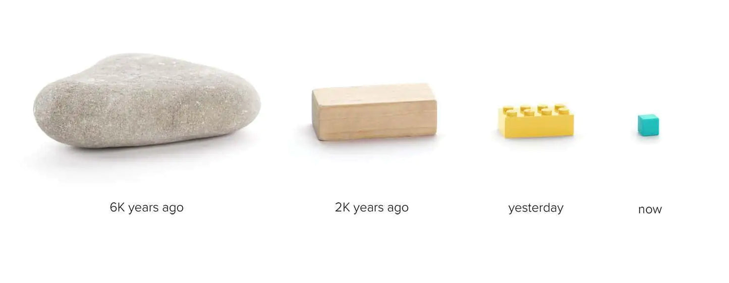 PIXIO Mini Safari 137 Magnetic Blocks in 6 Colors and Free Mobile App for Design - The Little Big Store