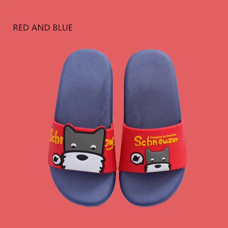 SlipStop™ Pals 🐾 – Cartoon Non-Slip Slippers for Happy Little Feet 👣🥿