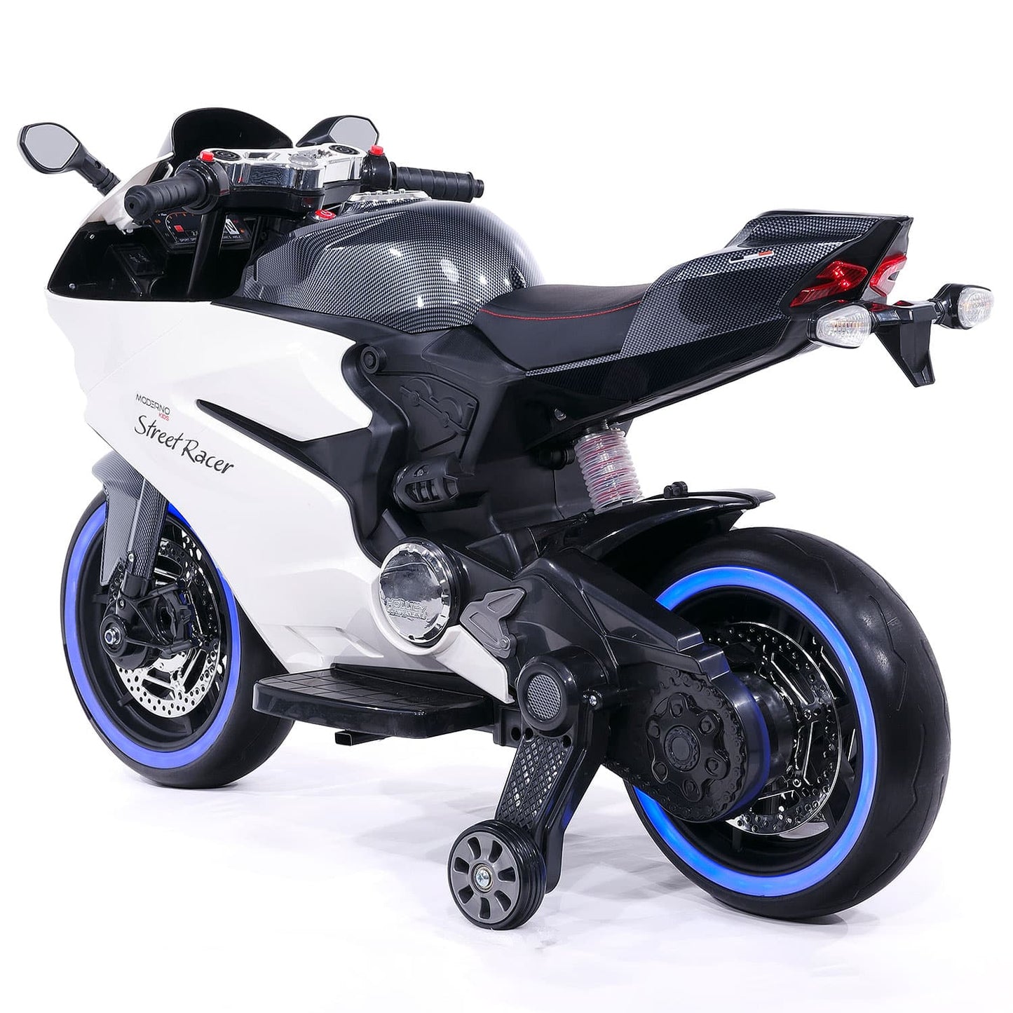 Street Racer 12V Electric Kids Ride-On Motorcycle | Black - The Little Big Store