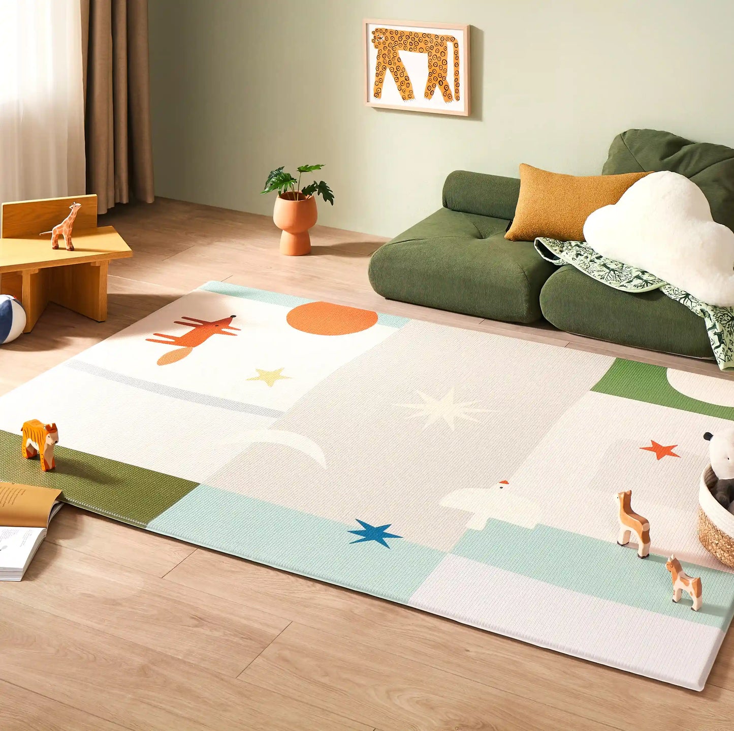 Tiny Land® Baby Playmat Forest Track Wonder - The Little Big Store