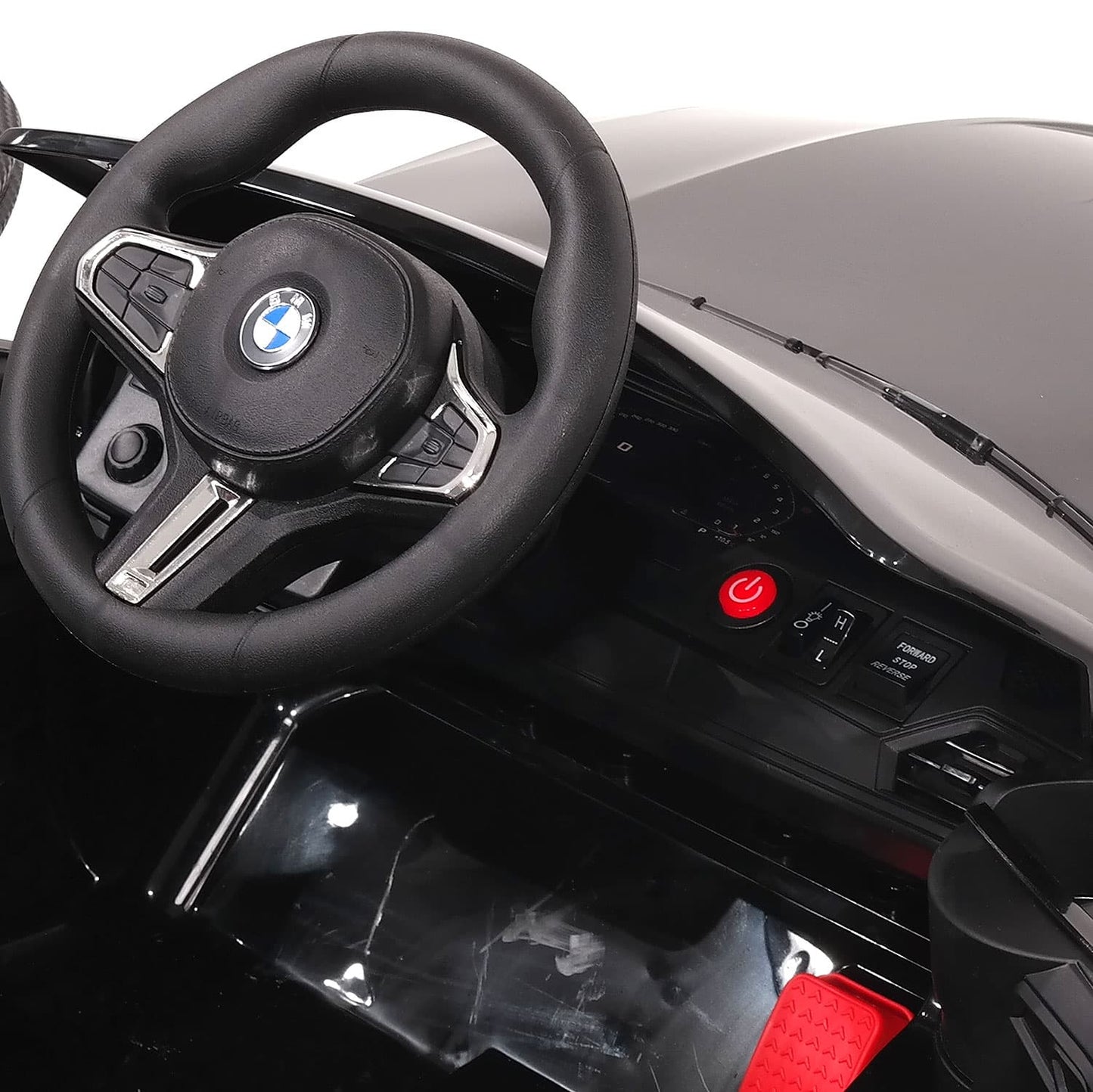 BMW M4 12V Kids Ride-On Car with R/C Parental Remote | Red - The Little Big Store