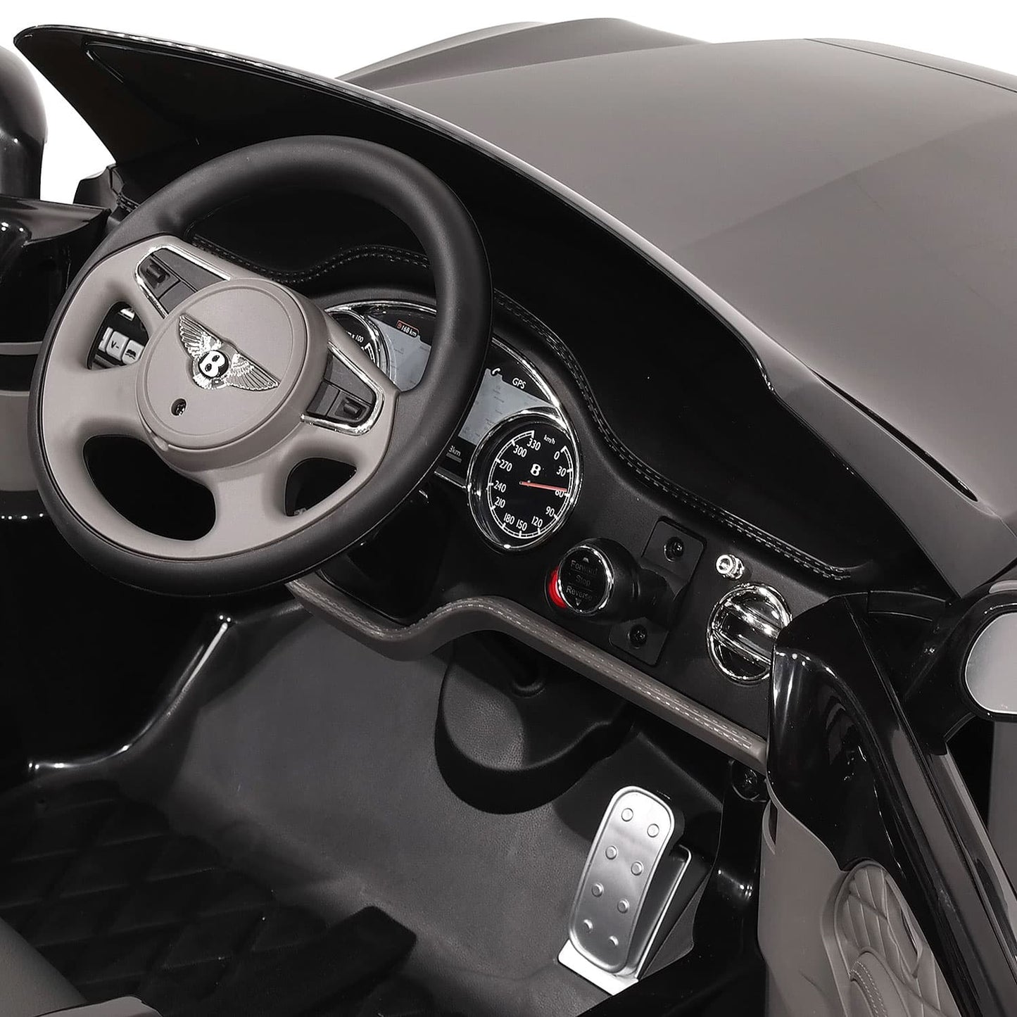 Bentley Mulsanne 12V Kids Ride on Car with Parental Remote Control | Black - The Little Big Store