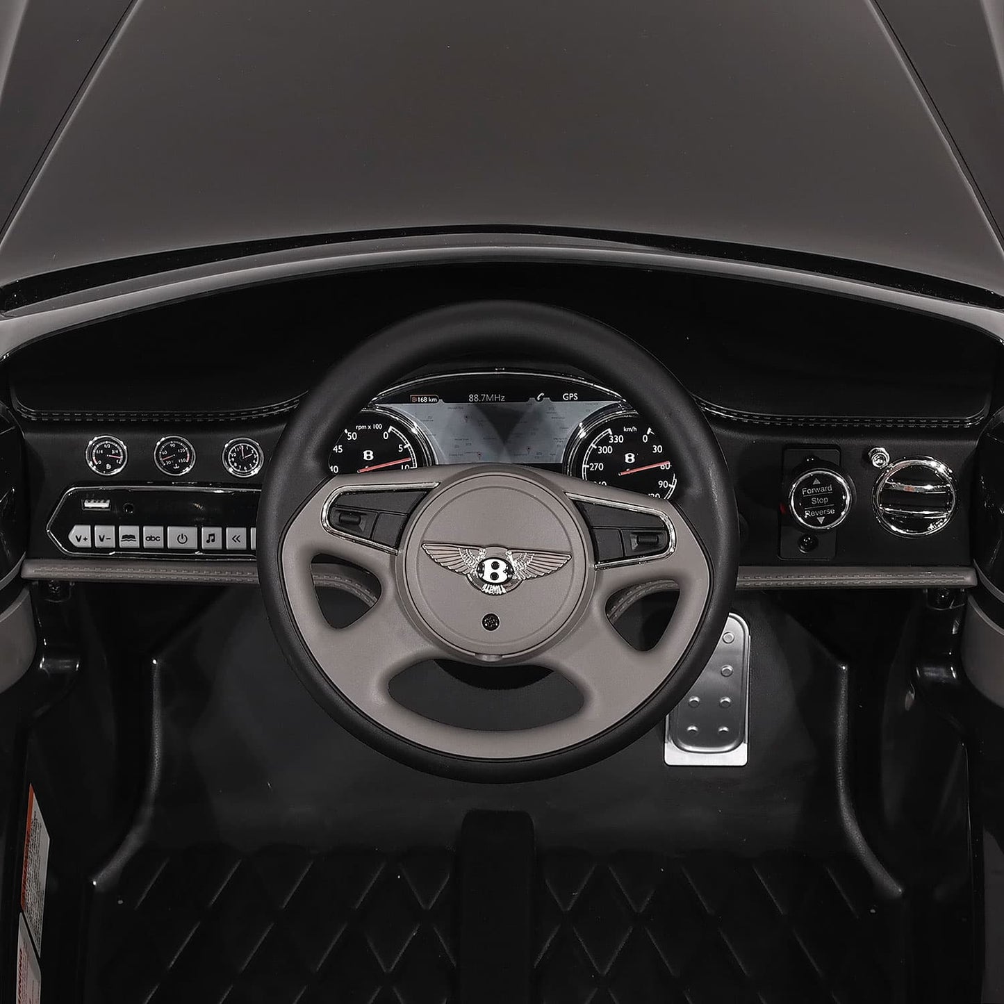 Bentley Mulsanne 12V Kids Ride on Car with Parental Remote Control | Black - The Little Big Store