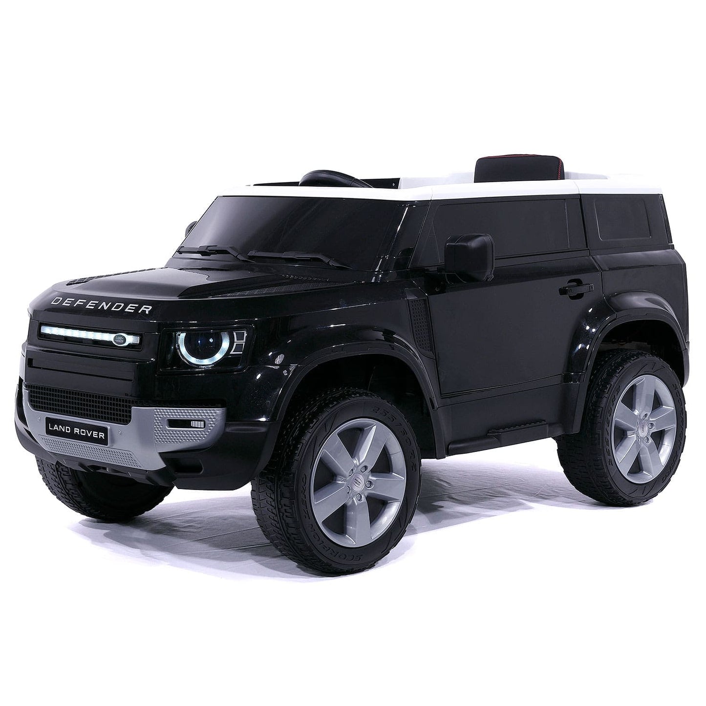 Land Rover Defender 12V Kids Ride-On Car with R/C Parental Remote | Black - The Little Big Store