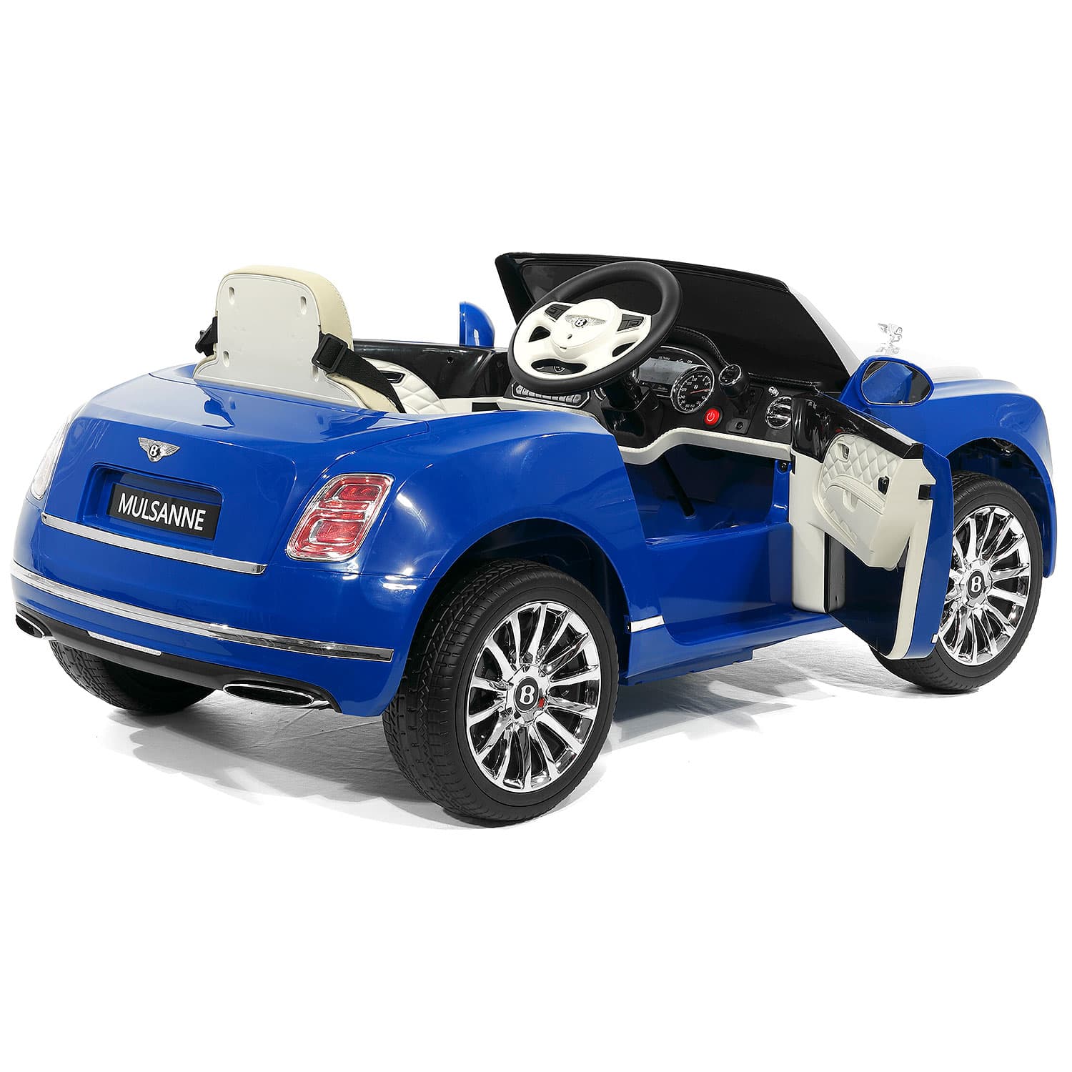 Bentley Mulsanne 12V Kids Ride on Car with Parental Remote Control | Blue - The Little Big Store