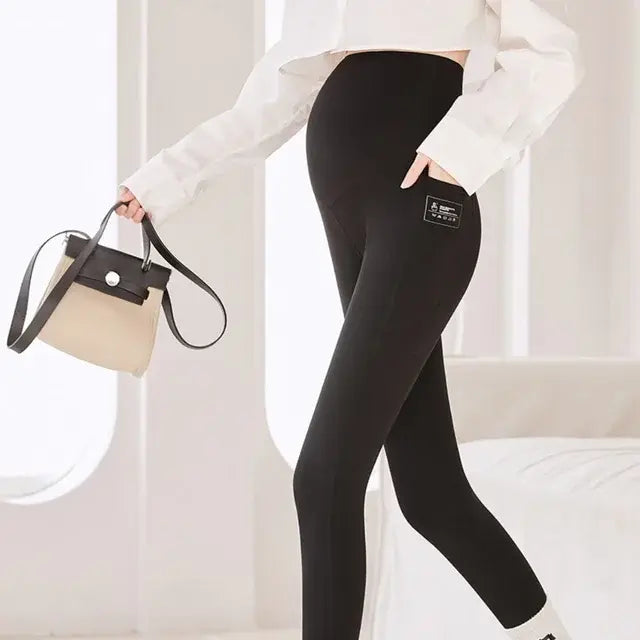 Maternity Leggings Adjustable Waist - The Little Big Store